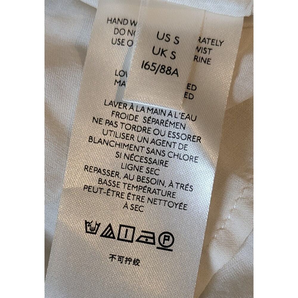 Free People Date Night Sunshine Off-White Floral Mini Dress Size Small - Picture 9 of 11